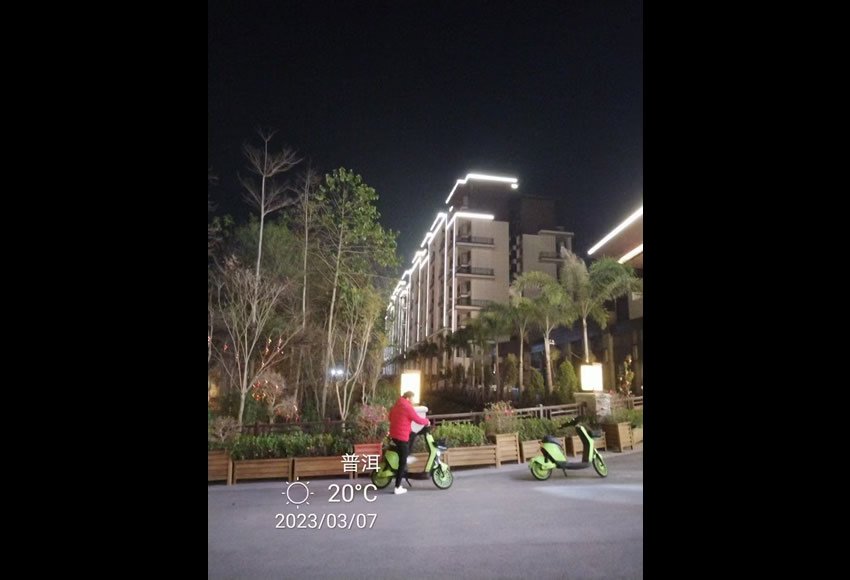 云南普洱香山美墅亮化工程-2