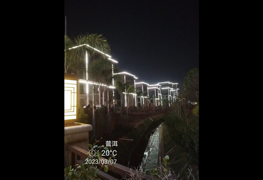 云南普洱香山美墅亮化工程-3