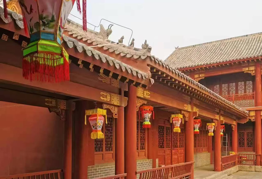 山东德州四女寺镇的春节亮化-6